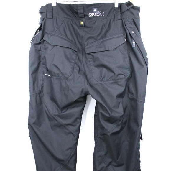 RIDE Snowboards Cell 10 Series Mens SZ XXL Waterproof Breathable Ski Pants Black - Picture 8 of 11